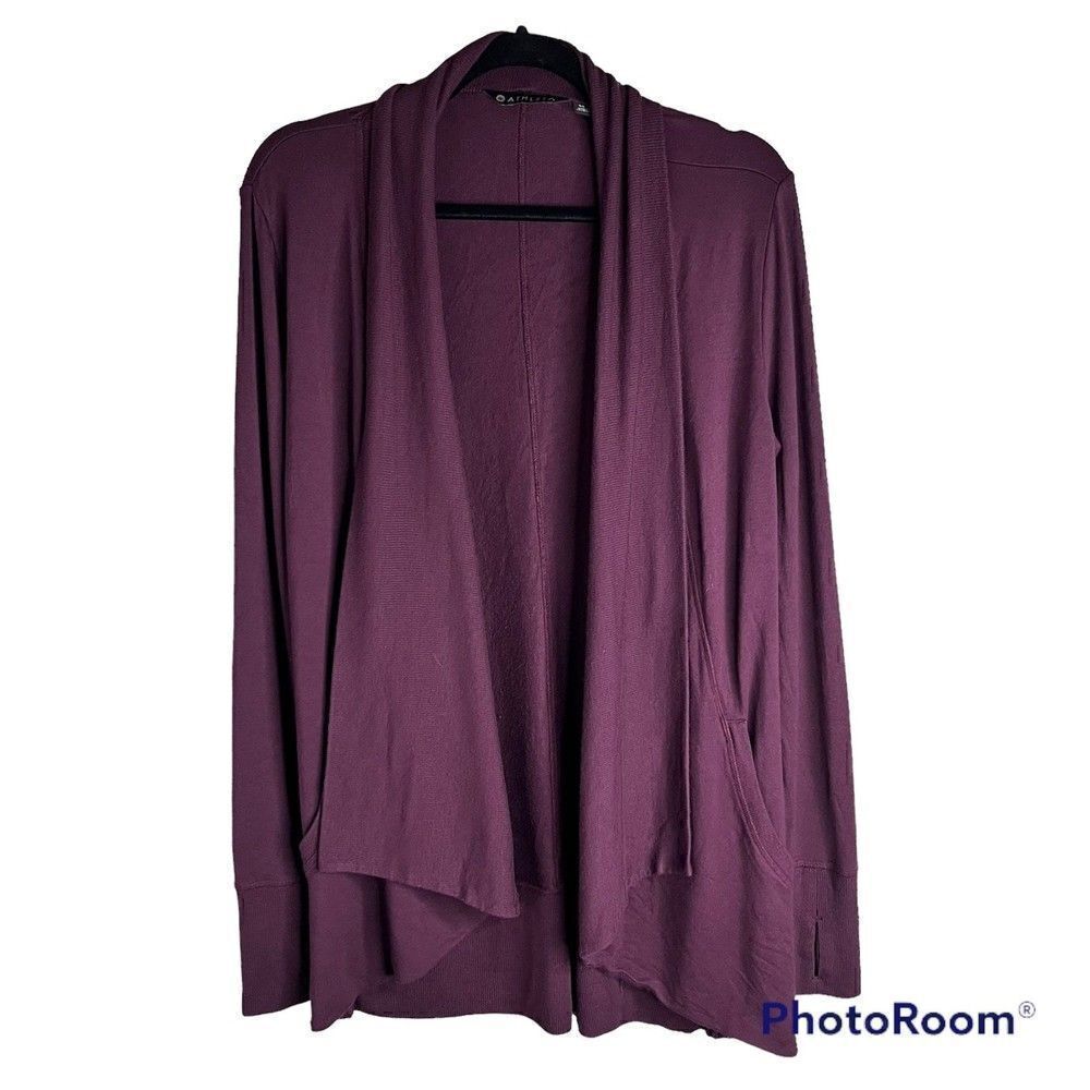 Athleta Open Front OVERSIZED Waterfall Cardigan Size XS